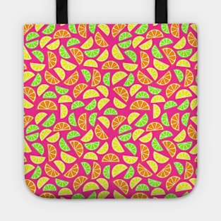 Lemons, Limes, Oranges, | Citrus | Pop Art Pattern Tote