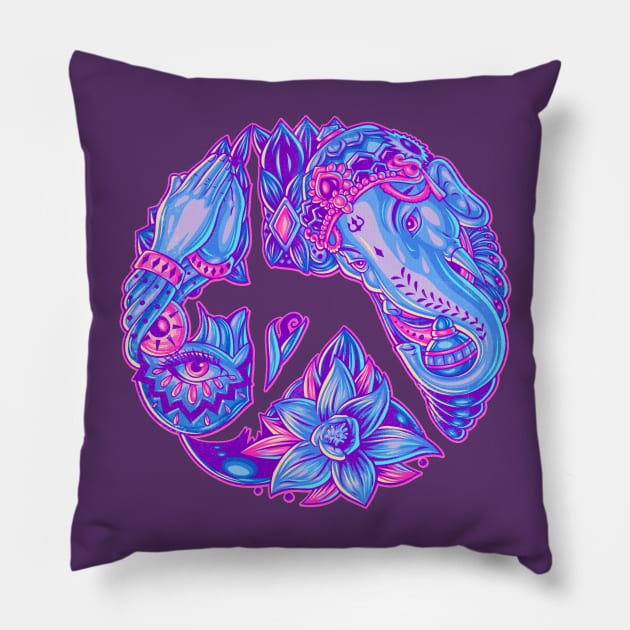 Yoga Body Soul Pillow by renatodsc