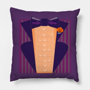 Funny Halloween Tuxedo Pillow