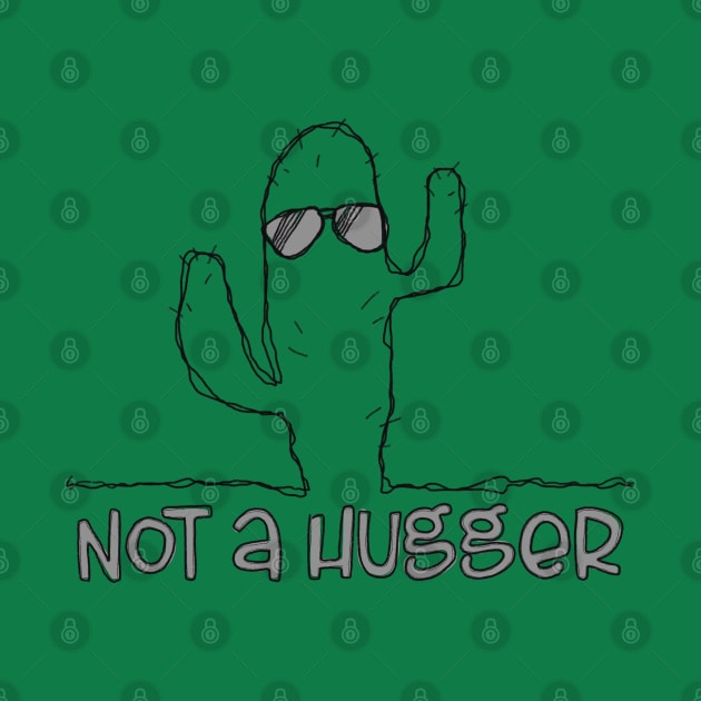 Not A Hugger by LetteringByKaren