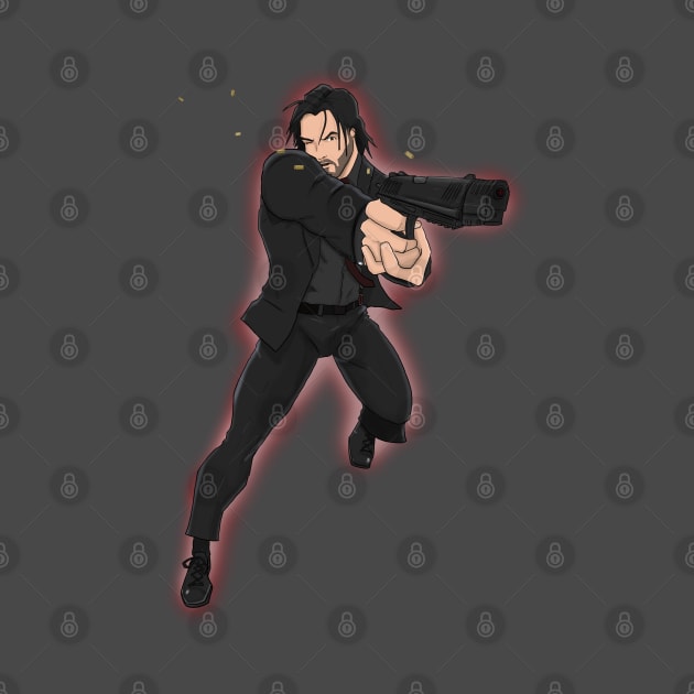 John Wick anime by Deadpoolinc