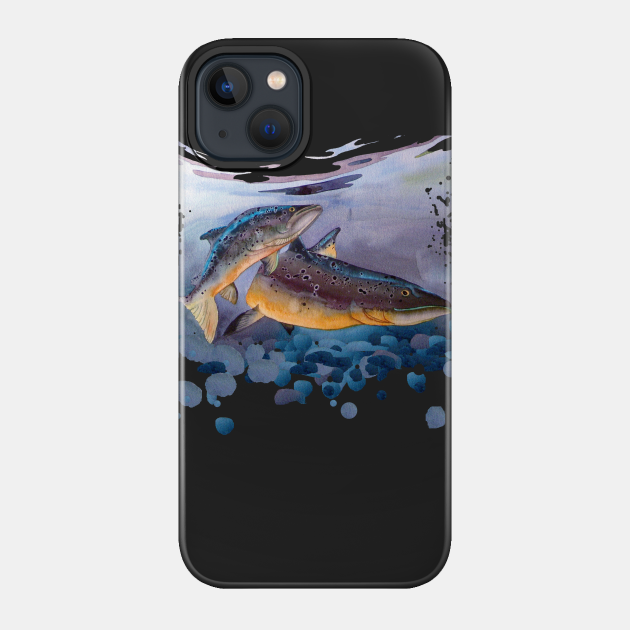 BrownTrout2 - Trout - Phone Case