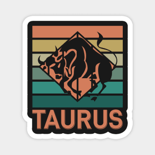 Taurus Vintage Zodiac Magnet