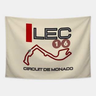 Charles Leclerc, circuit de monaco, formula 1, F1 Tapestry