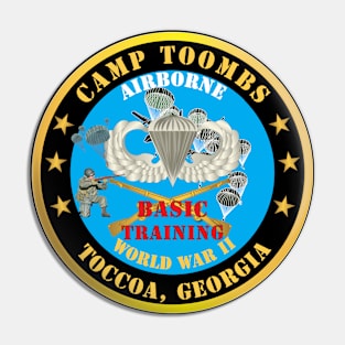 Camp Toombs- Airborne - Basic Training - Toccoa, Georgia x 300 Pin