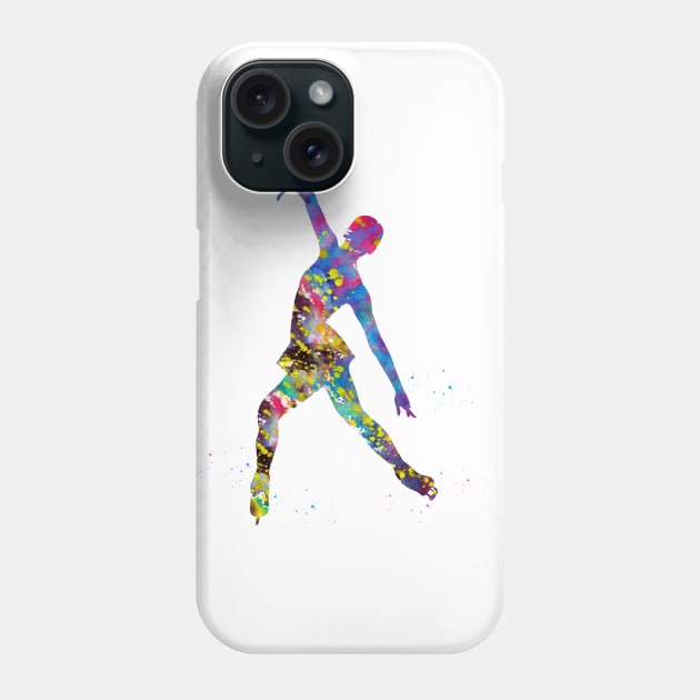 Ice Skater Phone Case by erzebeth