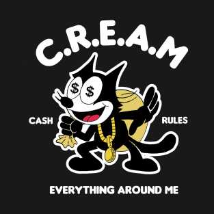Wu Cream  retro Tribute T-Shirt