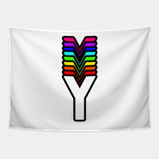 Rainbow Letter, Y Tapestry