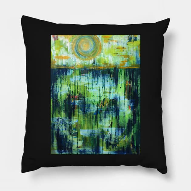 Suspended: Inner Power Painting Pillow by mellierosetest