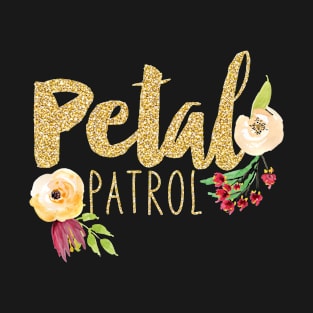 Kids Flower Girl Petal Patrol Bridesmaid Wedding T-shirts T-Shirt