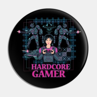 Hardcore gamer and The game warden. Pin