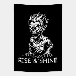 Rise and Shine Zombie 2 Tapestry