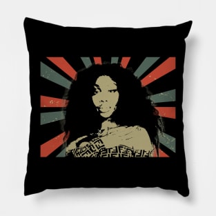 SZA || Vintage Art Design || Exclusive Art Pillow