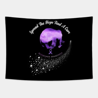 Alzheimer Awareness Spread The Hope Find A Cure Gift Tapestry