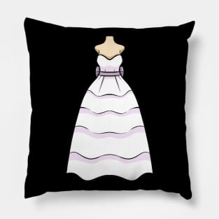 Bride Wedding Dress Pillow