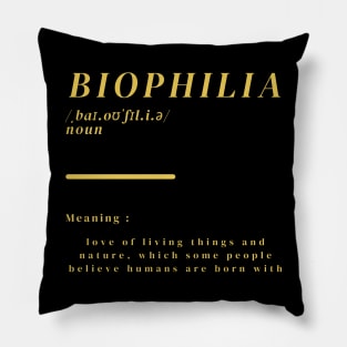Word Biophilia Pillow