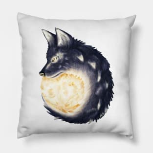 Moon Wolf Pillow