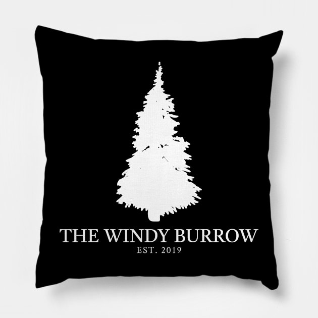 The Windy Burrow 01 Pillow by feub