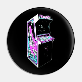 Gravity Retro Arcade Game Pin