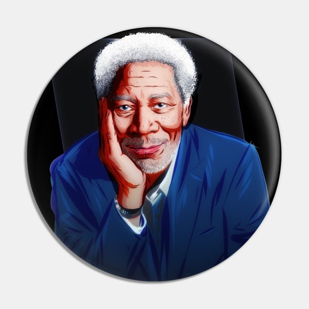 Morgan Freeman - An illustration by Paul Cemmick Pin by PLAYDIGITAL2020