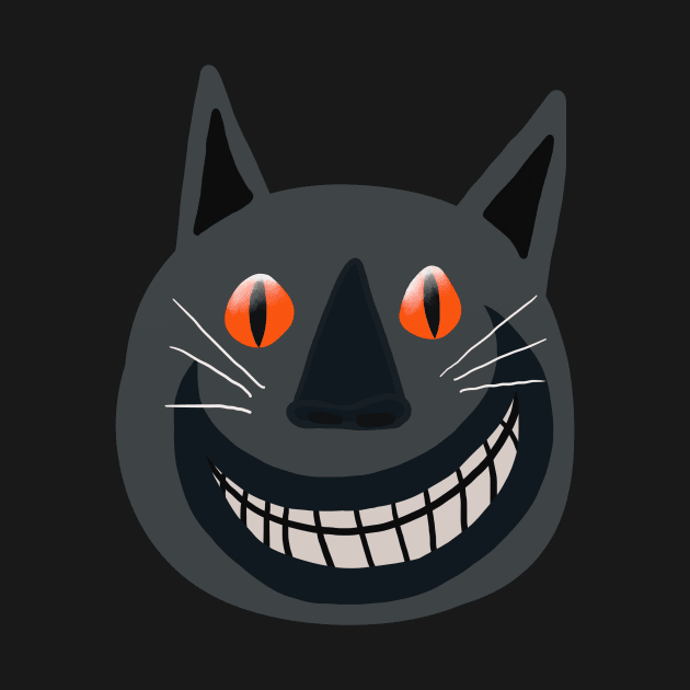 Crazy Halloween Cat by CheriesArt