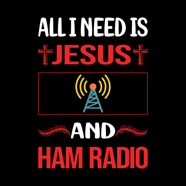 Funny Jesus Ham Radio Amateur Radio by Happy Life