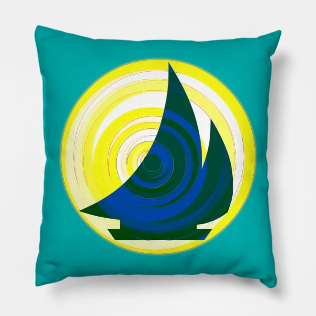 Sail Away Pillow by TheDaintyTaurus