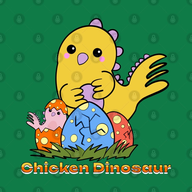 Chicken Dinosaur Eggs and Chicken Baby Dinosaur by DaysMoon