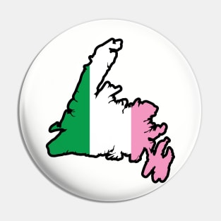 Republic of Newfoundland Island Map || Newfoundland Clothing Pin