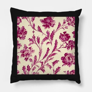 Rococo floral pattern, model 11 Pillow