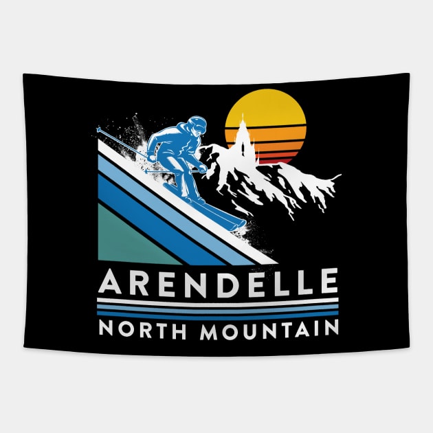 Ski Arendelle Tapestry by MindsparkCreative