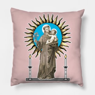 saint anthony Pillow