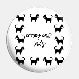 Crazy cat lady. Pin