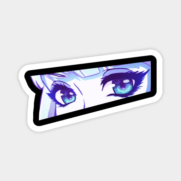 Anime Eyes (blue) Magnet by Leo