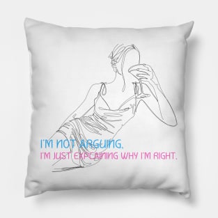 one line art Pillow