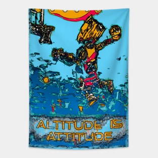 Basketball Altitude is Attitude Jump p2 Tapestry