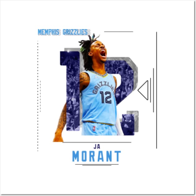 Ja Morant Poster Memphis Grizzlies Canvas Print Sports -  Israel