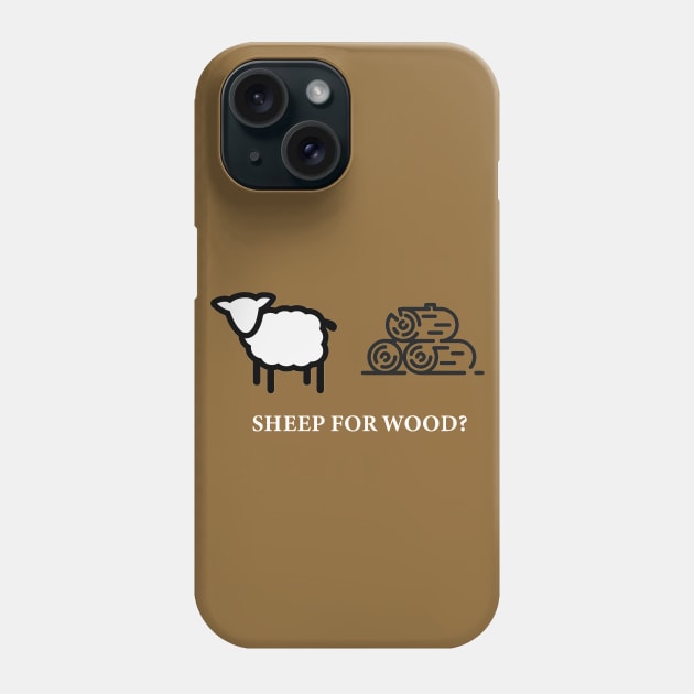 Sheep for Wood? Phone Case by Glimpse of Gold