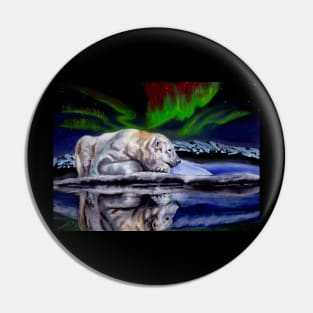 Bear reflection Pin