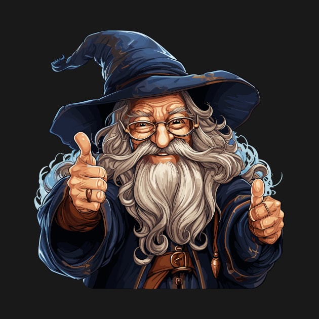 Cool Wizard 2 by ZombieTeesEtc