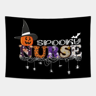 Halloween Spooky Nurse Tapestry