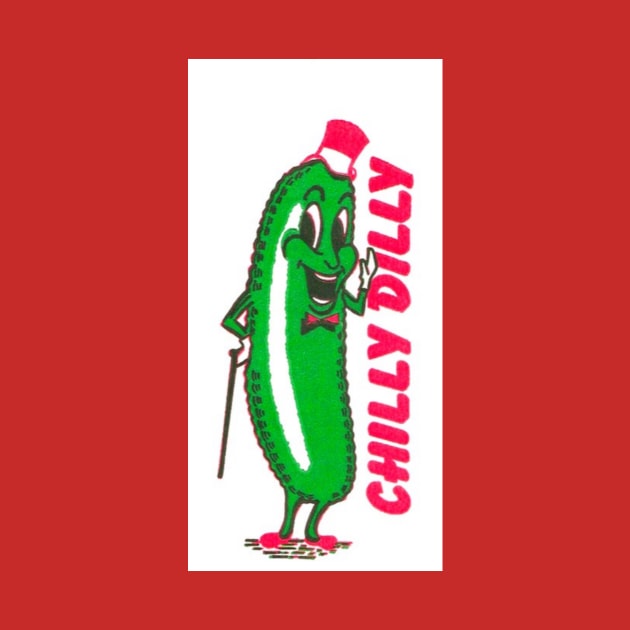 Vintage Chilly Dilly Drive In Movie Pickle Treat by greenporker