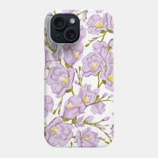 Lilac Freesia Phone Case