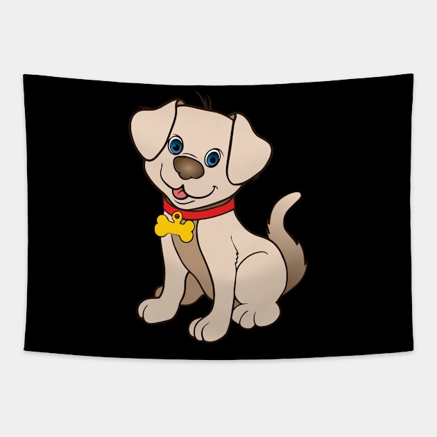 Funny Dog Lover Gift Tapestry by Fashion Style