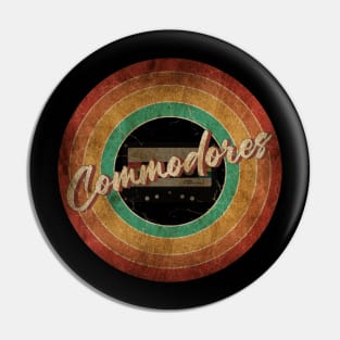 The Commodores Vintage Circle Art Pin