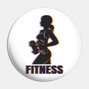 Colorful Fitness Emblem Pin