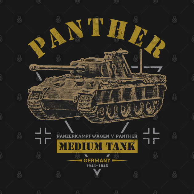 Discover Panzerkampfwagen V Panther - Ww2 Tank - T-Shirt