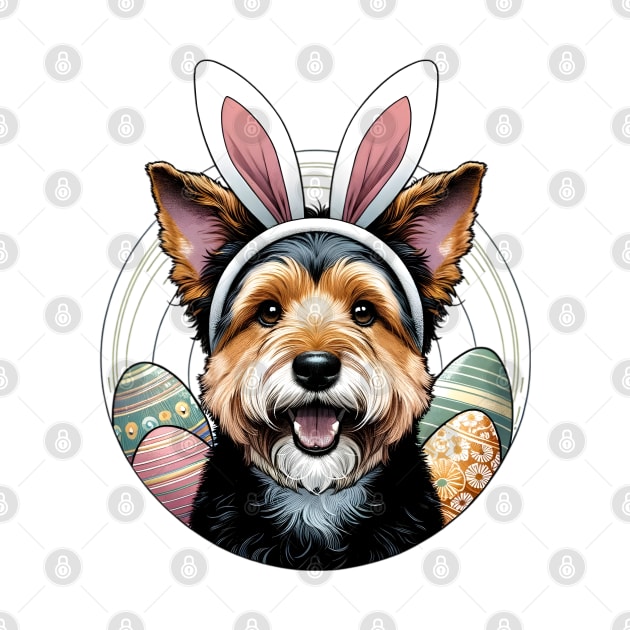 Australian Terrier with Bunny Ears Welcomes Easter Season by ArtRUs