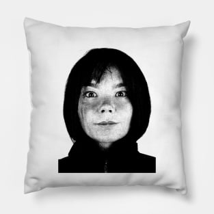 Bjork - Vintage 90's Sketch Pillow