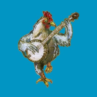 Banjo Playing Chicken T-Shirt